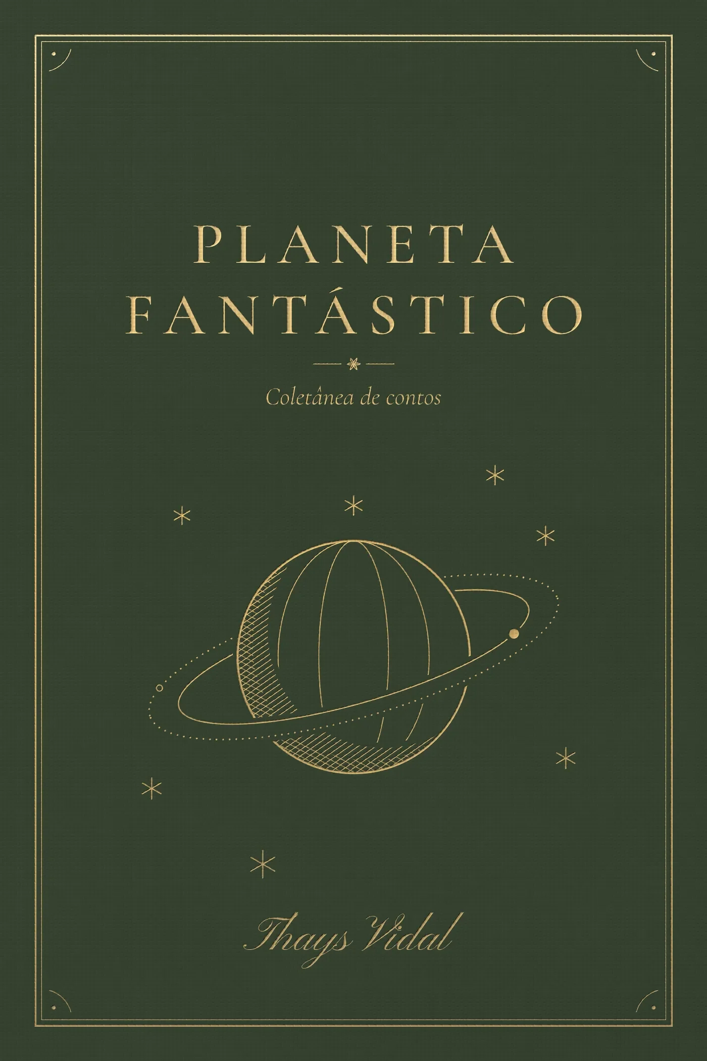 Mockup do livro Planeta Fantástico (imagem ilustrativa)